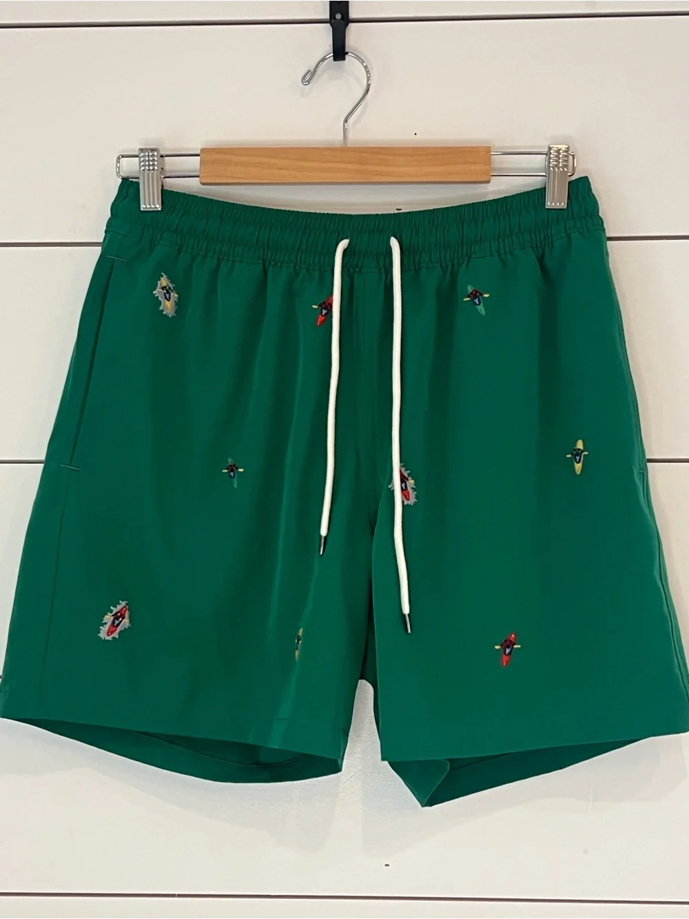 Polo by Ralph Lauren Green Embroidered Swim/Athletic Shorts
